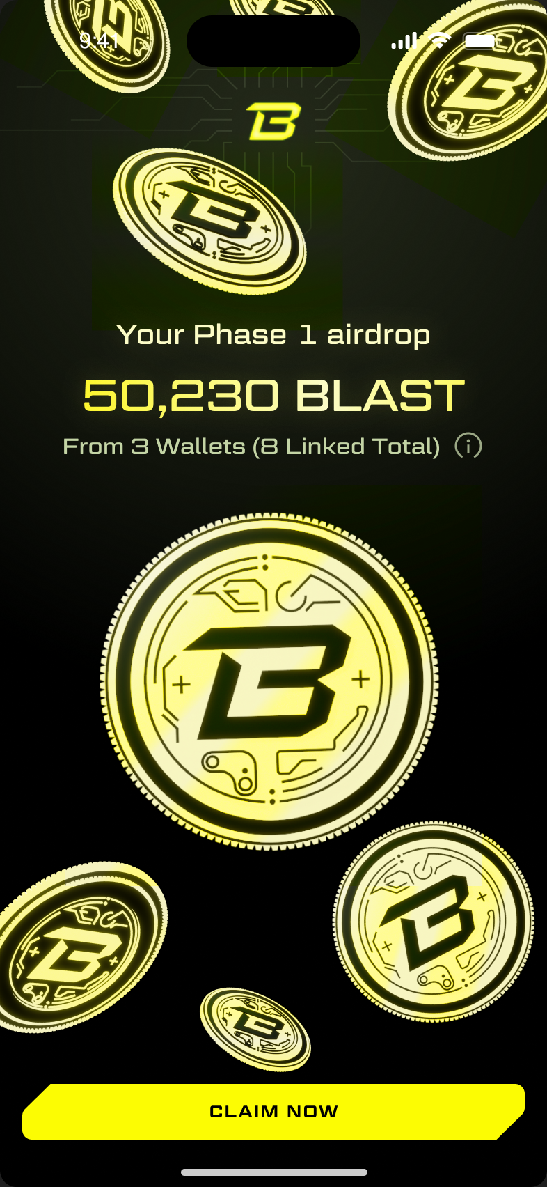 Blast mobile airdrop claim