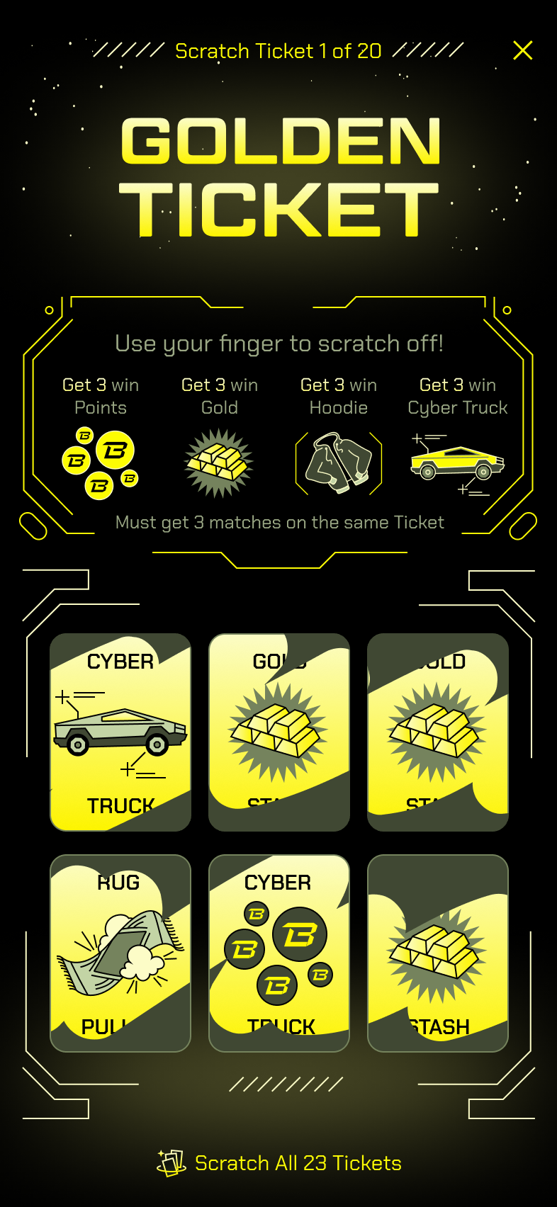 Blast mobile Golden Ticket revealed