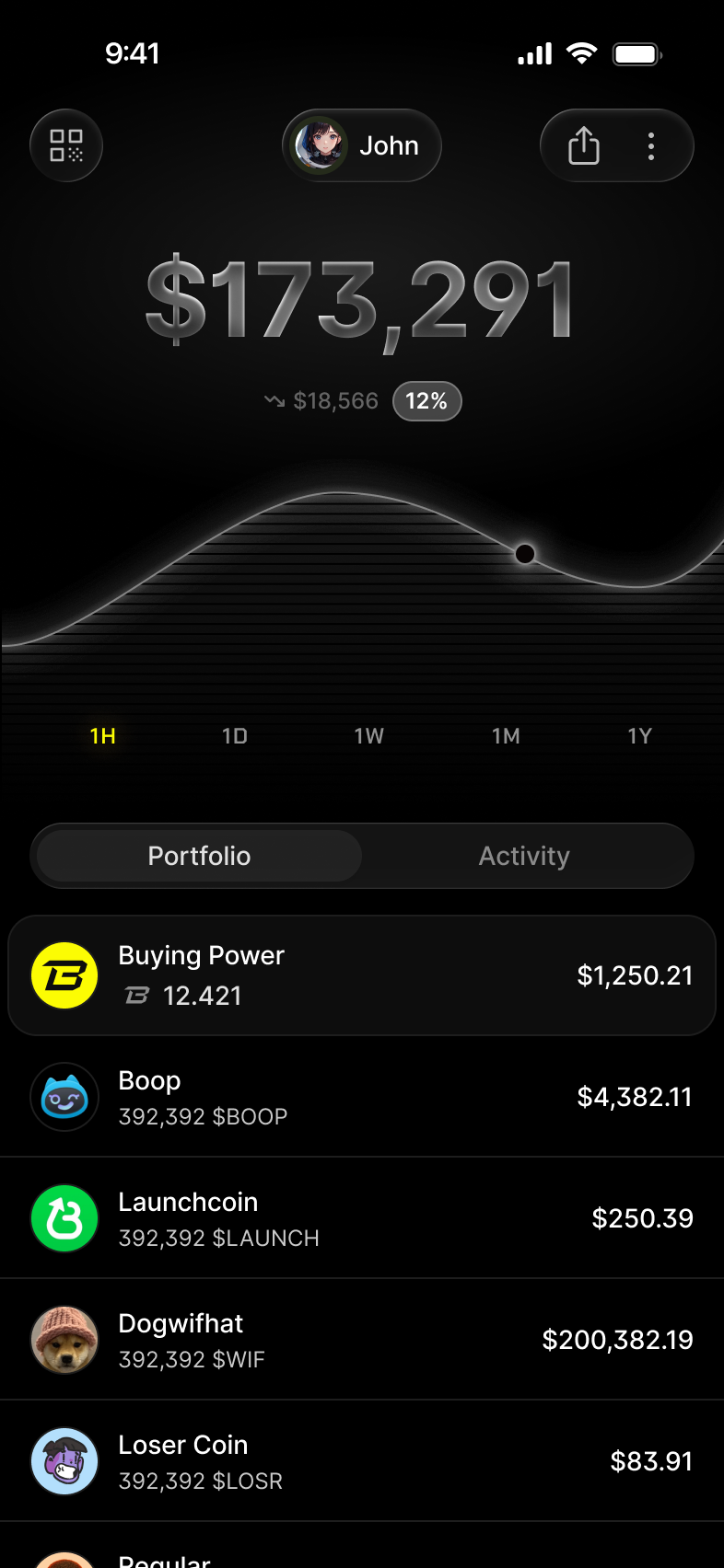 Blast mobile portfolio