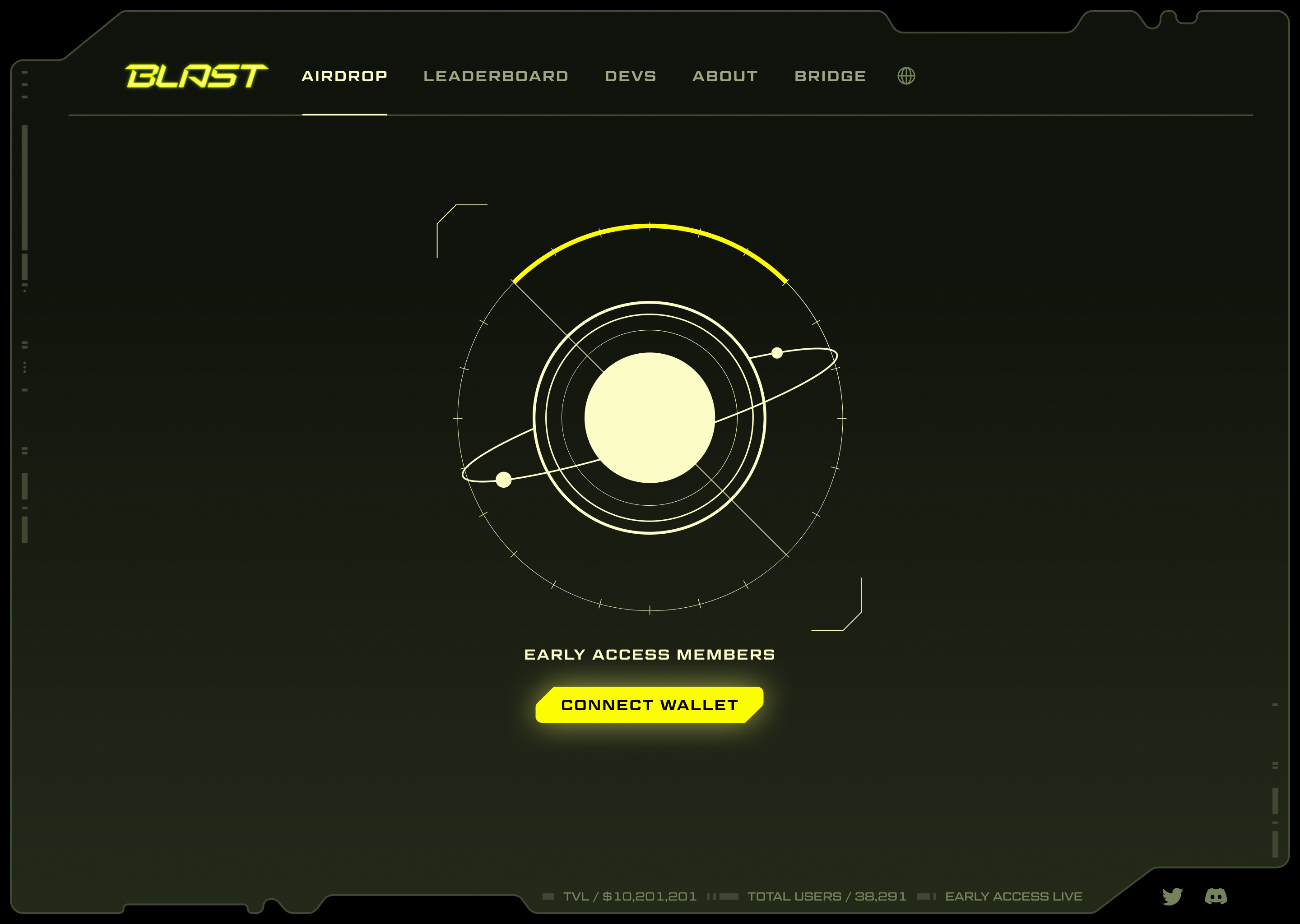 Blast connect wallet