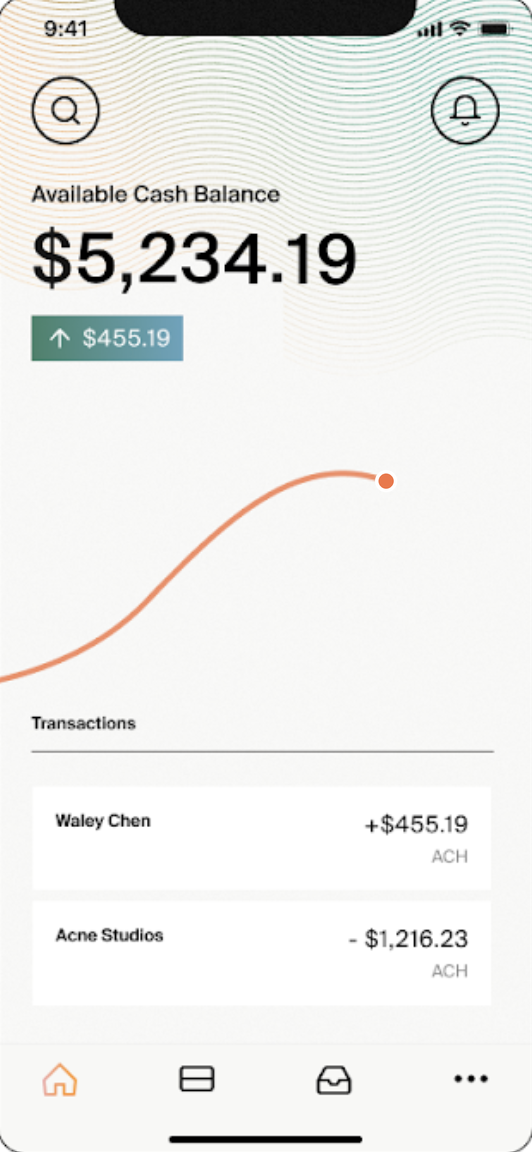 Brex Cash on iOS