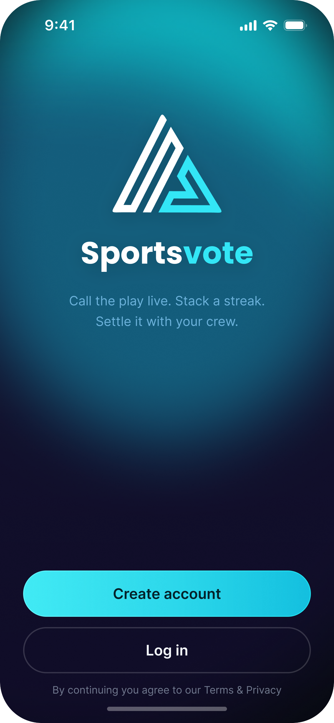 Sportsvote welcome